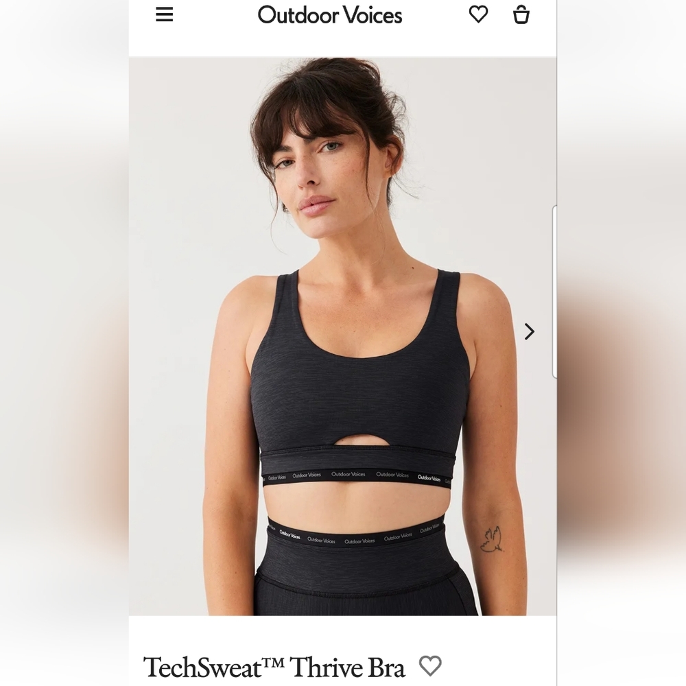Outdoor Voices TechSweat Thrive Bra